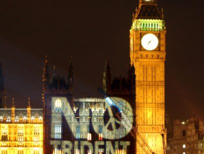 No Trident Replacement projection on Houses of Commons