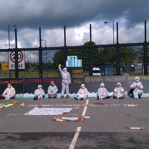 Protest at AWE