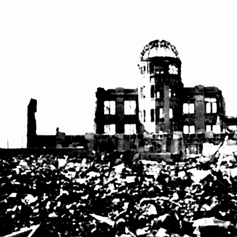 CND graphic of Hiroshima dome