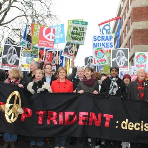 Front of Stop Trident march