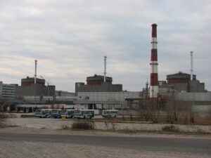 Photograph of the Zaporizhzhia nuclear power plant