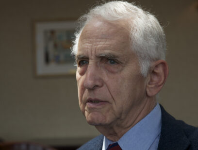 A headshot of Daniel Ellsberg